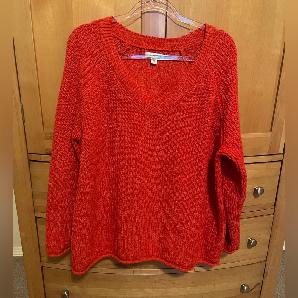 Sonoma Red Sweater 1X